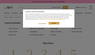 Libri - Gasztronómia
