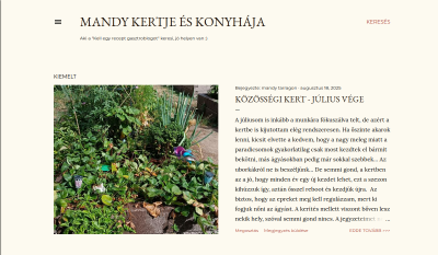Mandy kertje és konyhája