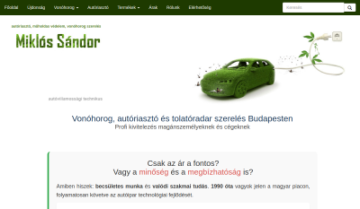 Miklós Sándor Autóriasztó Márkaszervíz