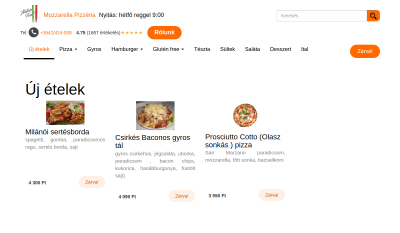 Nyíregyháza - Mozzarella Pizzéria