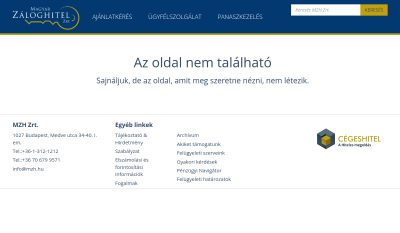 Magyar Záloghitel Zrt. - Autózálog Hitel