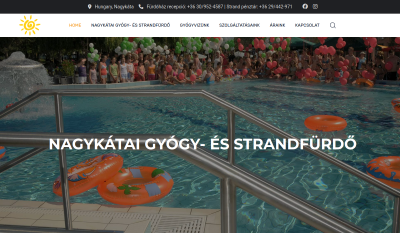 Nagykátai Gyógy- és Strandfürdő, Fürdőház