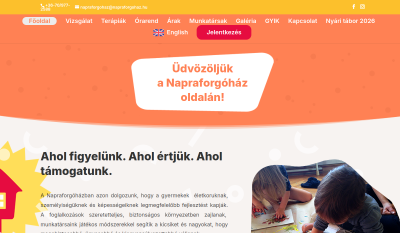 Napraforgó Ház - Mozgásterápia