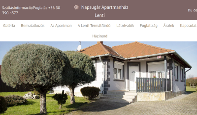 Lenti - Napsugár Apartman