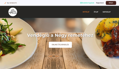 Oroszlány - Vendéglő a Négy Remetéhez