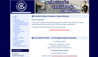 Nyíregyháza - Vasvári Pál Gimnázium