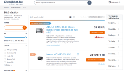 Olcsóbbat.hu - Sütő