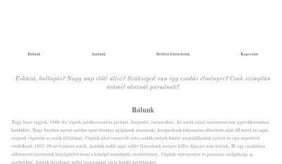 Oldtimer Autóbérlés