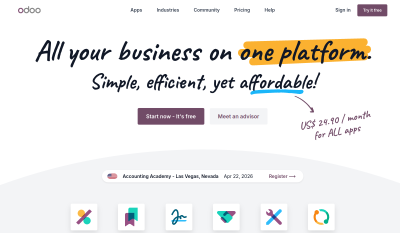 OpenERP - Open Source Business Applications