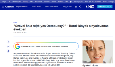 Bond Lányok 80-as Évek