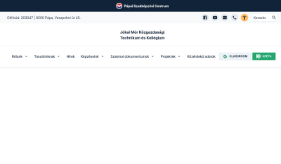 Pápa - Pápai Gazdasági Szakképző Iskola és Kollégium