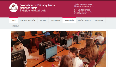 Balatonkenese - Pilinszky János Általános Iskola