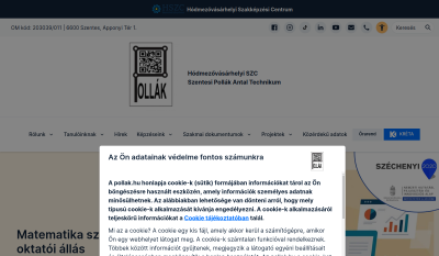 Szentes - Pollák Antal Műszaki Szakközépiskola, Szakiskola