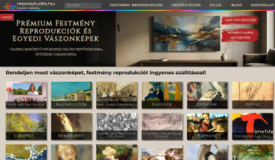 Festmény Reprodukció, Fotómozaik