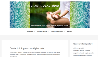 Shakti Jógastúdió, Mozgásközpont és Életmódcentrum