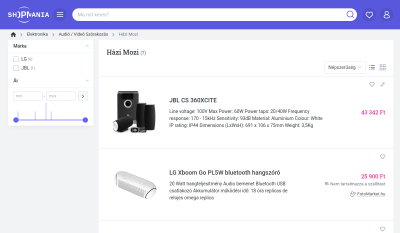 ShopMania - Házi Mozi