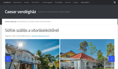 Siófok - Caesar Apartmanok