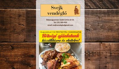 Balassagyarmat - Svejk Vendéglő