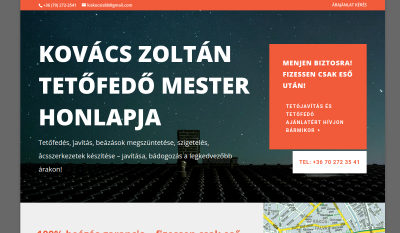 Balogh Zoltán Tetőfedő Mester