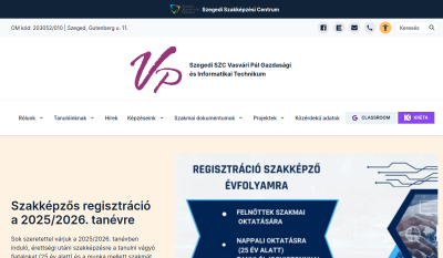Szeged - Vasvári Pál Közgazdasági Szakközépiskola