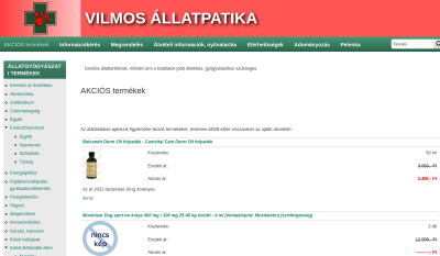 Vilmos Állatpatika