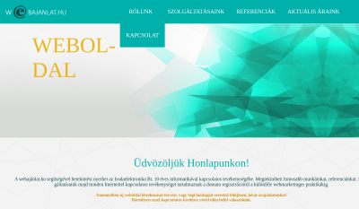 Webajánlat