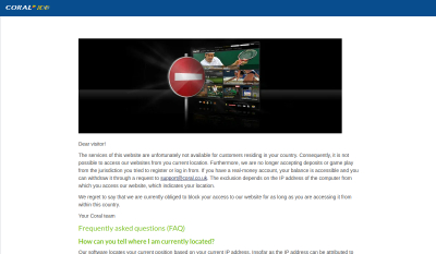 Coral Casino Mobile