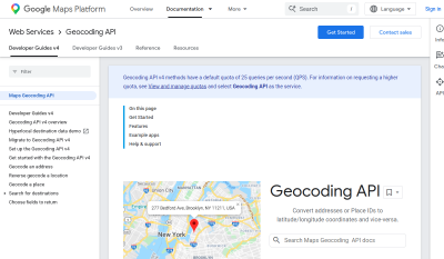 Google Maps Geocoding API