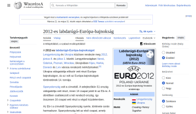 Wikipédia - 2012-es labdarúgó-Európa-bajnokság