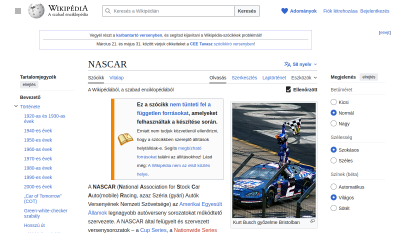 Wikipédia - NASCAR
