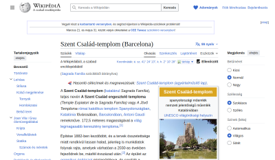 Wikipédia - La Sagrada Família