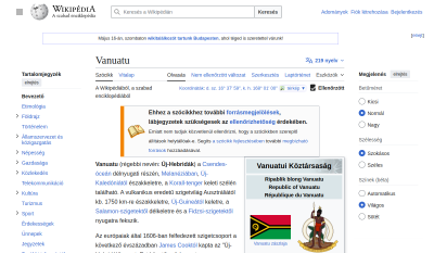 Wikipédia - Vanuatu