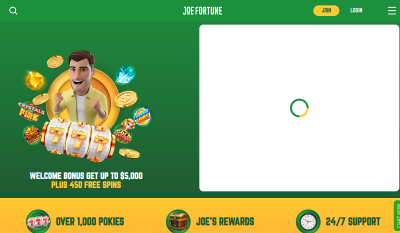 Joe Fortune Casino Mobile