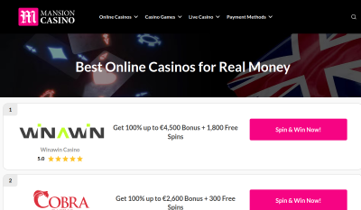 Mansion Casino Mobile