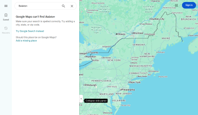 Google Maps - Balaton