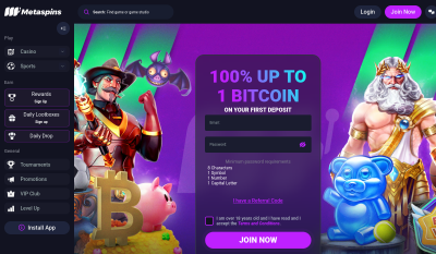 Metaspins Casino Mobile