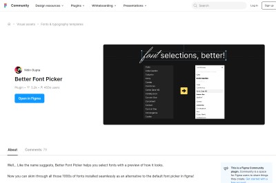 Better Font Picker