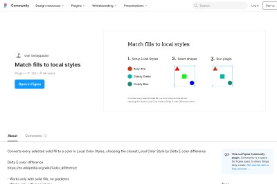 Match fills to local styles