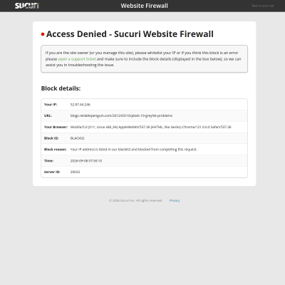http://blogs.reliablepenguin.com/2012/03/16/plesk-10-greylist-problems