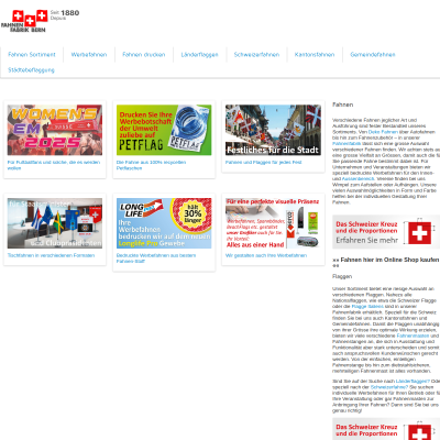 FAHNENFABRIK BERN - Fahnen
