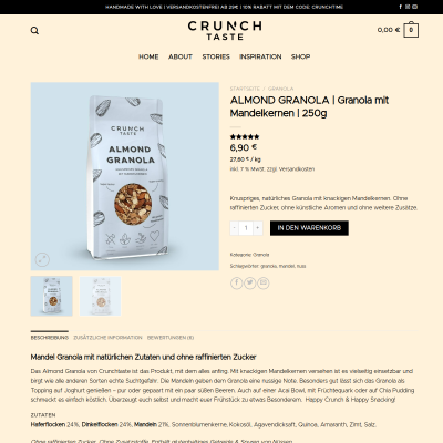 Knuspriges Granola mit Nüssen