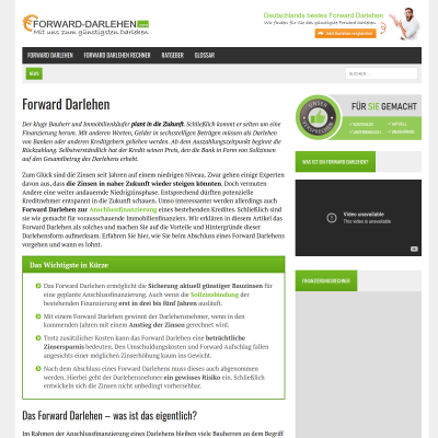 Forward Darlehen