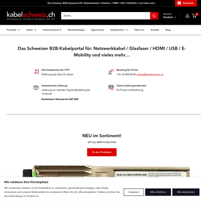 Patchkabel - Media Connect Distribution GmbH