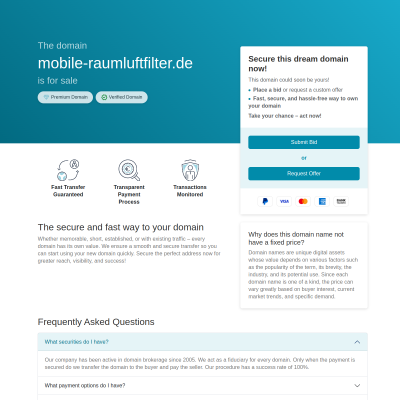 Mobile Raumluftfilter