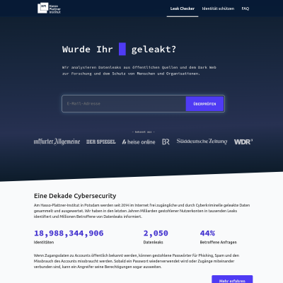https://sec.hpi.uni-potsdam.de/leak-checker/search?lang=de