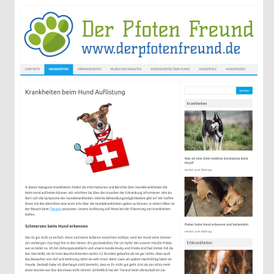 Krankheiten beim Hund - Der Pfoten Freund