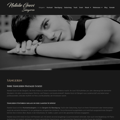 Sängerin Natalie Gozzi - Hochzeitssängerin