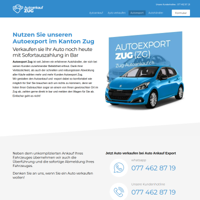 Autoexport Zug