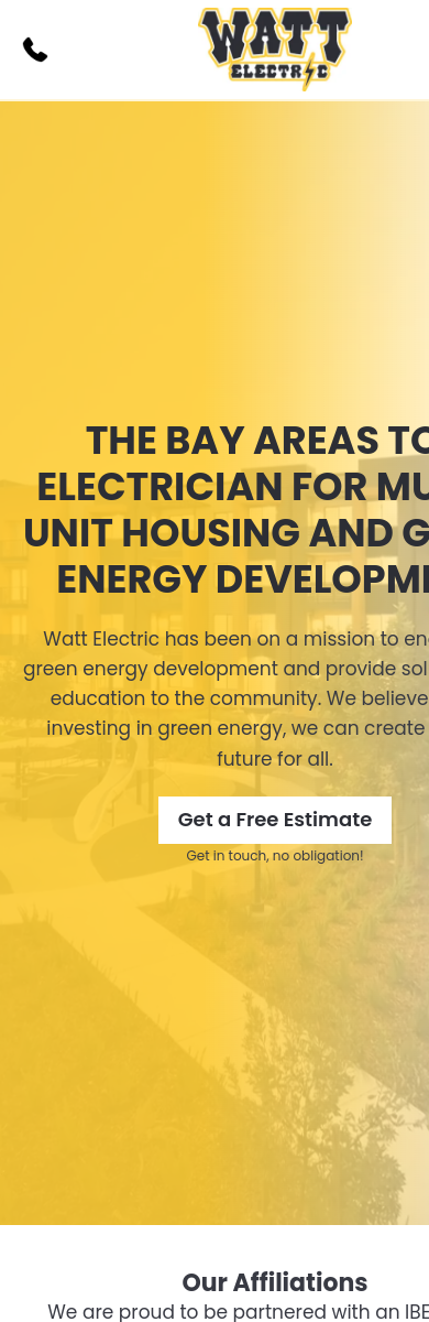 Watt Electric Inc mobile website