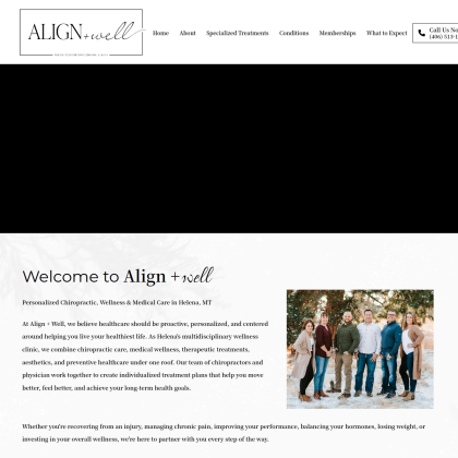 Align  Well mobile view